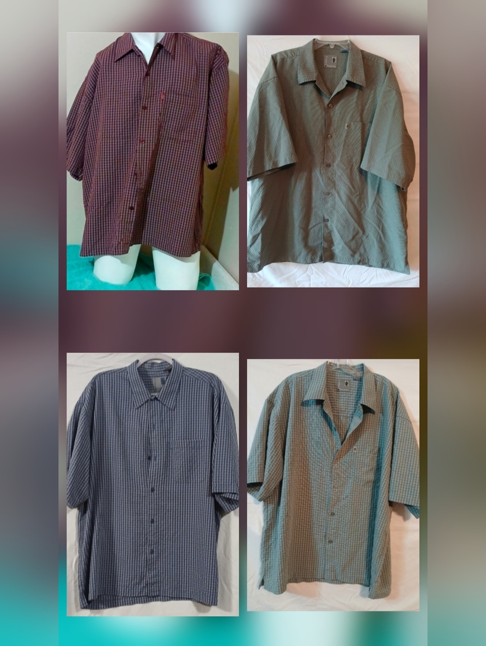 4-Pineapple Connections Men's Casual Button Down Shirts